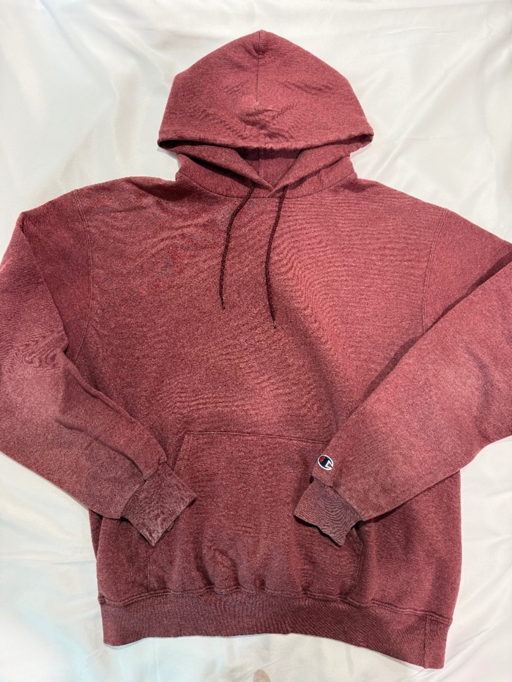 Champion burgundy hoodie size L #champion #athletic